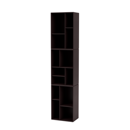 Étagère Loom par Peter J. Lassen, laque 160 Balsamic, suspendu au mur, packshot Montana