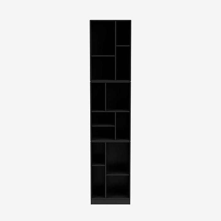 Étagère Loom par Peter J. Lassen - Montana-05 Black-Plinthe h 7cm-The Woods Gallery
