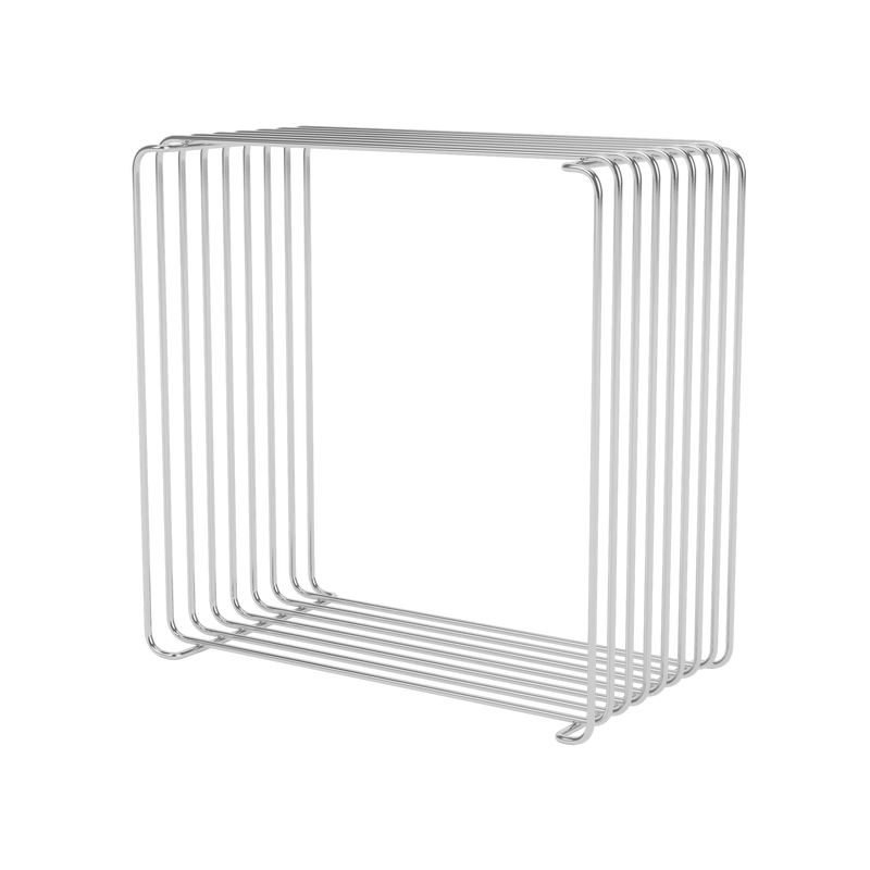 Etagère Panton Wire Cube profondeur 25,8 cm - Montana Furniture-Chrome-The Woods Gallery