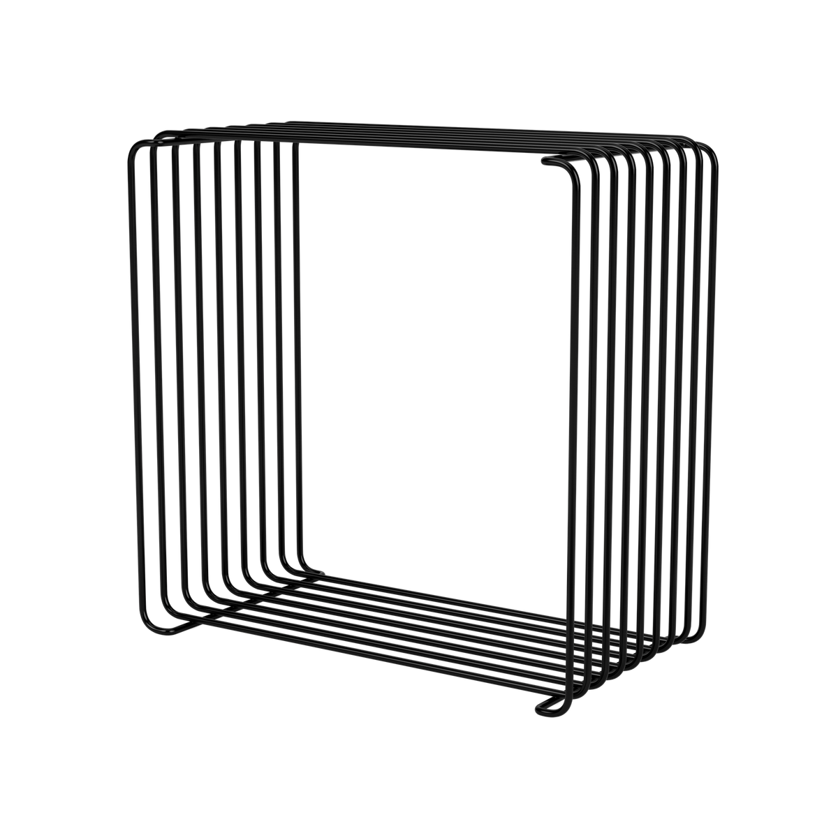 Etagère Panton Wire Cube profondeur 25,8 cm - Montana Furniture-Noir-The Woods Gallery