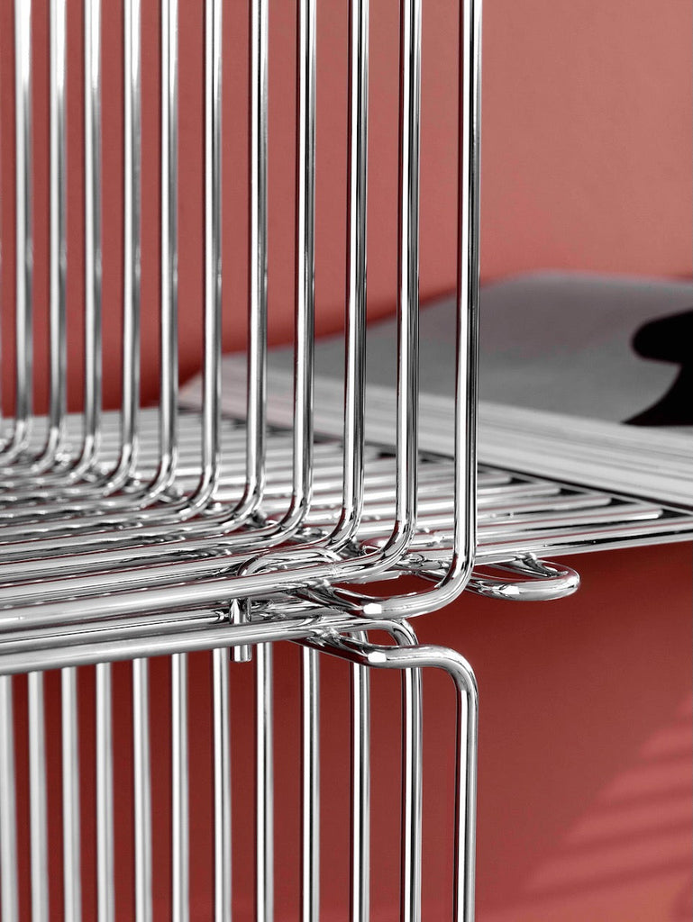 Etagère Panton Wire Cube profondeur 34,8 cm - Montana Furniture-Chrome-The Woods Gallery