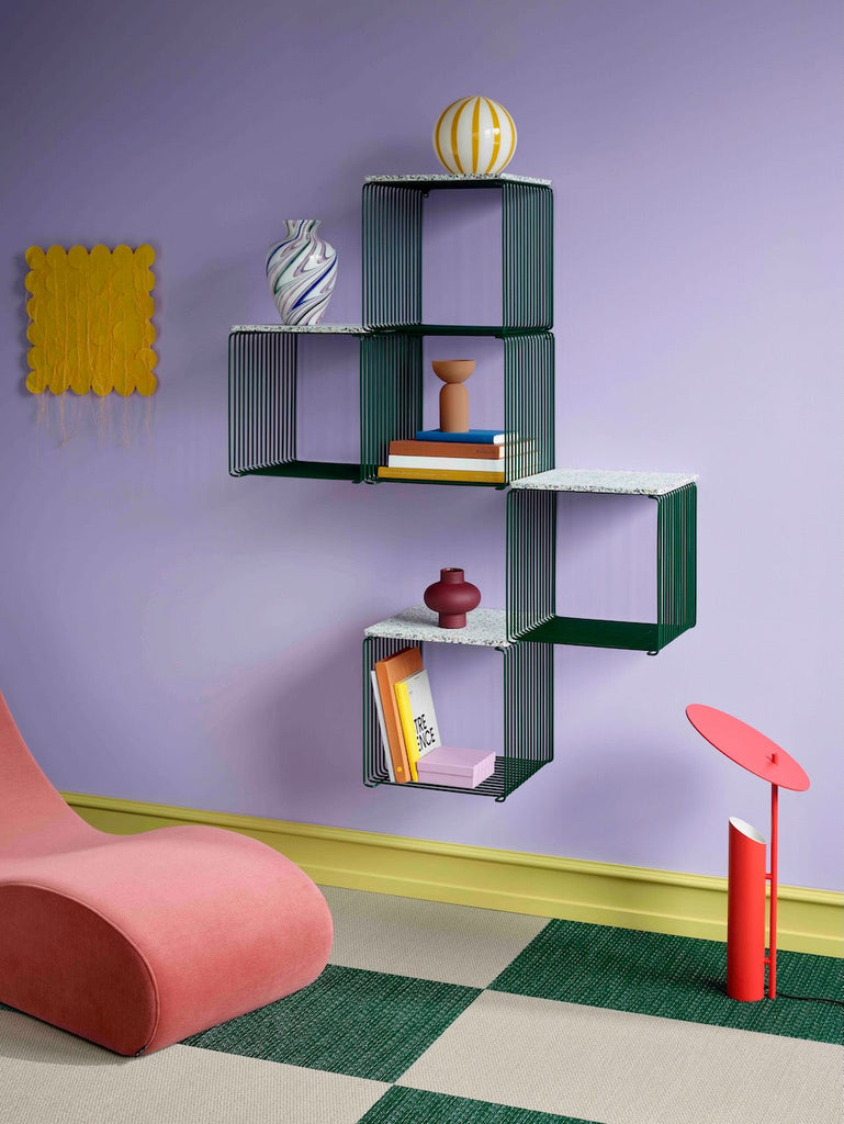 Etagère Panton Wire Cube profondeur 34,8 cm - Montana Furniture-Chrome-The Woods Gallery