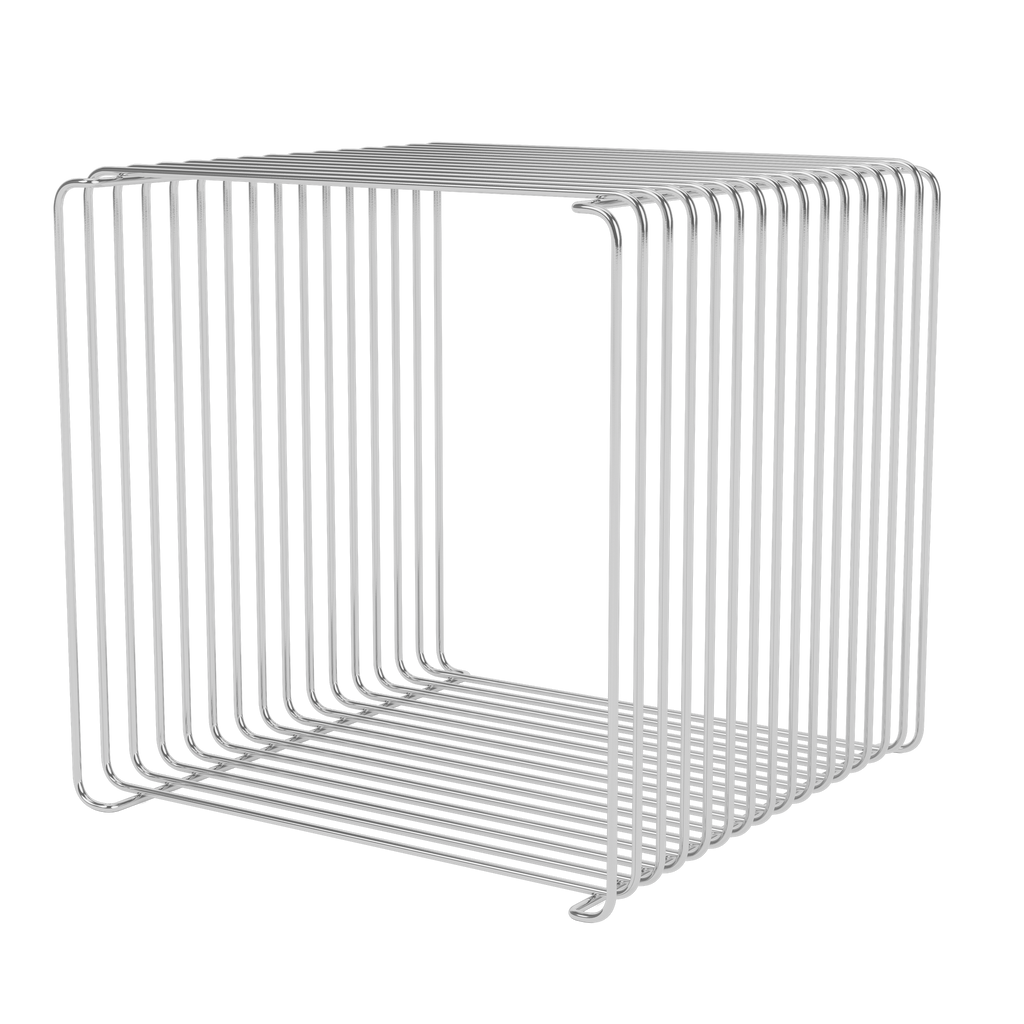 Etagère Panton Wire Cube profondeur 34,8 cm - Montana Furniture-Chrome-The Woods Gallery