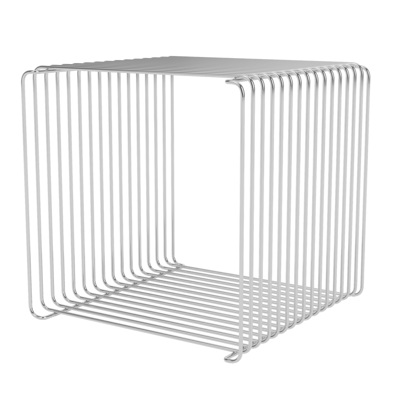Etagère Panton Wire Cube profondeur 34,8 cm - Montana Furniture-Chrome-The Woods Gallery