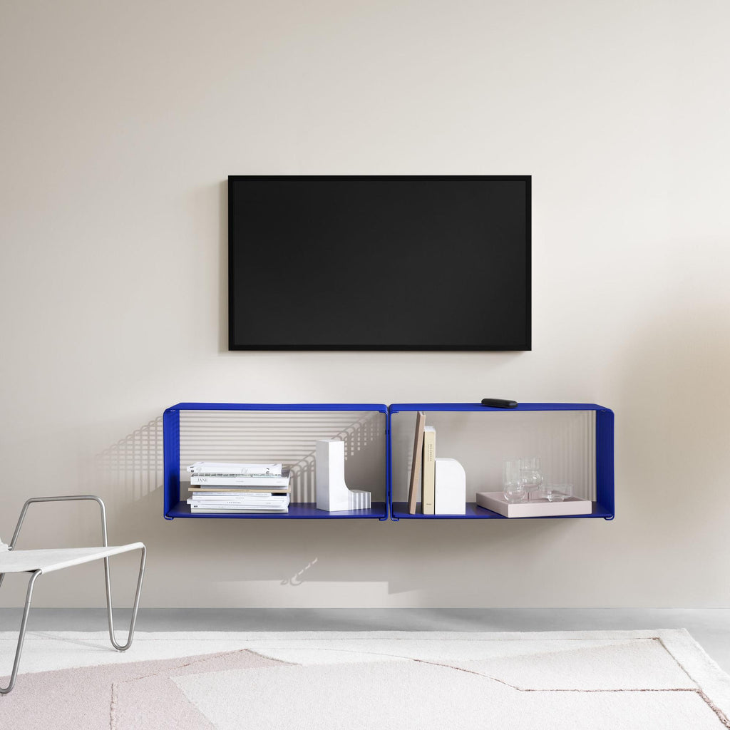 Etagère Panton Wire L 70 cm Rectangle fin profondeur 25,7 cm - Montana Furniture-Chrome-The Woods Gallery