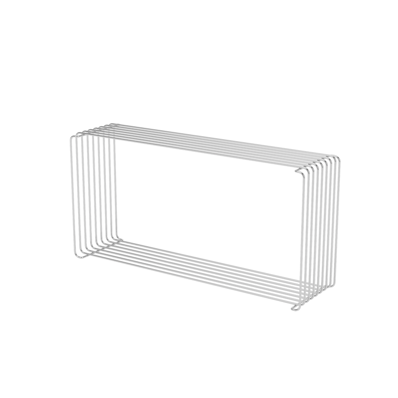 Etagère Panton Wire Rectangle 18,8 cm - Montana Furniture-Chrome-The Woods Gallery