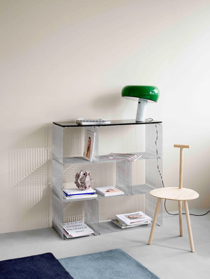 Etagère Panton Wire Rectangle 70 cm - Montana Furniture-Chrome-The Woods Gallery