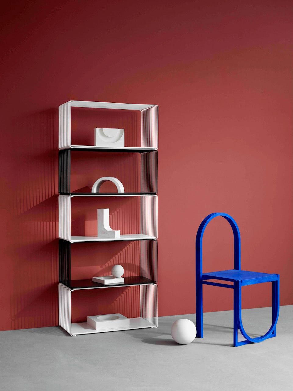 Etagère Panton Wire Rectangle 70 cm - Montana Furniture-Chrome-The Woods Gallery