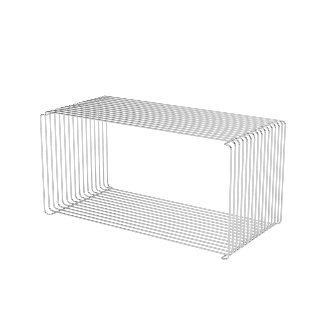 Etagère Panton Wire Rectangle 70 cm - Montana Furniture-Chrome-The Woods Gallery