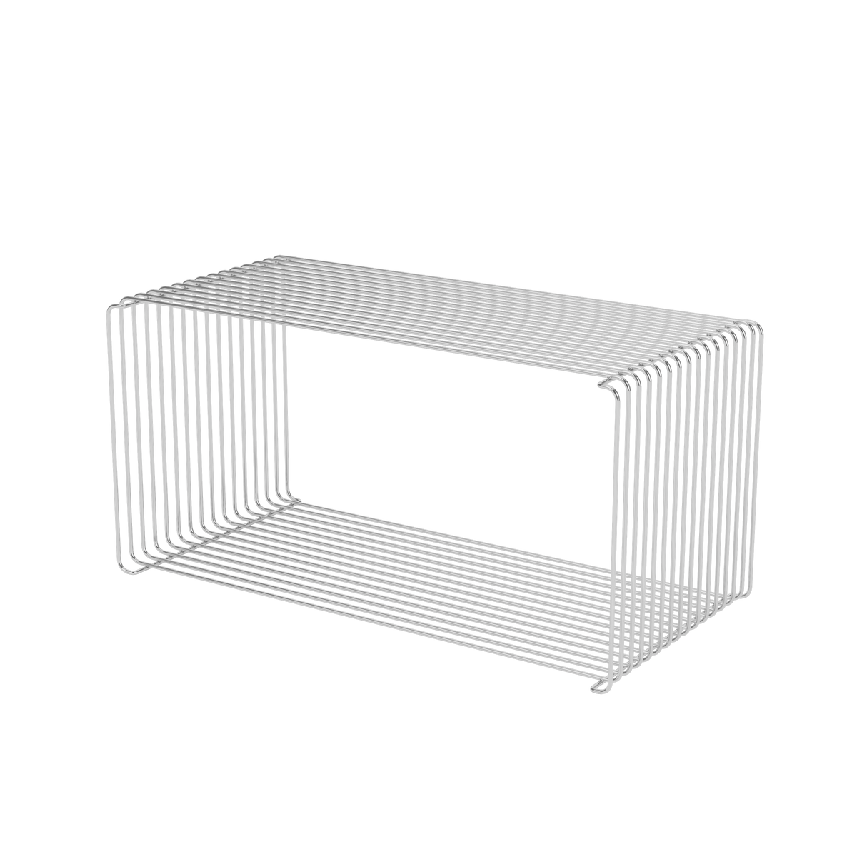 Etagère Panton Wire Rectangle 70 cm - Montana Furniture-Chrome-The Woods Gallery