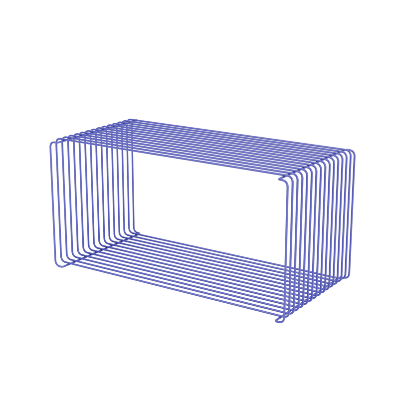 Etagère Panton Wire Rectangle 70 cm - Montana Furniture-Chrome-The Woods Gallery