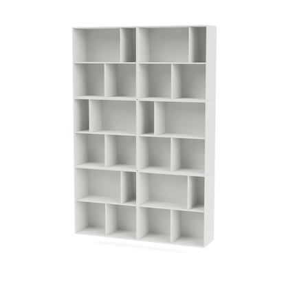 Étagère Read par Peter J. Lassen, laque 01 White, suspendu au mur, packshot Montana