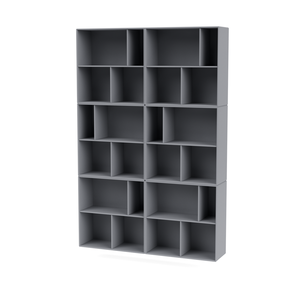 Étagère Read par Peter J. Lassen, laque 100 Graphic, suspendu au mur, packshot Montana
