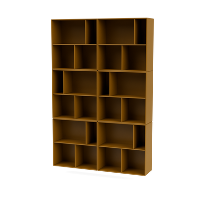 Étagère Read par Peter J. Lassen, laque 142 Amber, suspendu au mur, packshot Montana