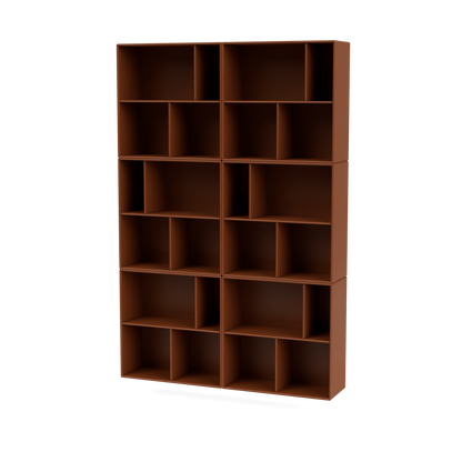 Étagère Read par Peter J. Lassen, laque 146 Hazelnut, suspendu au mur, packshot Montana