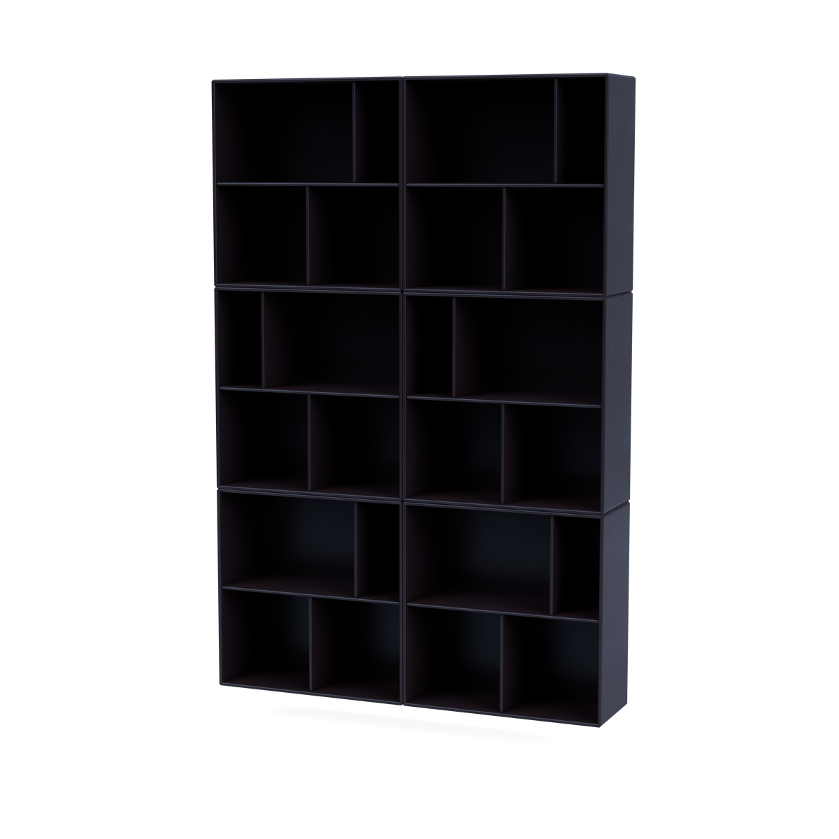 Étagère Read par Peter J. Lassen, laque 147 Shadow, suspendu au mur, packshot Montana