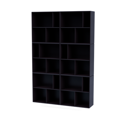 Étagère Read par Peter J. Lassen, laque 147 Shadow, suspendu au mur, packshot Montana