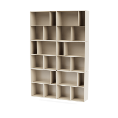Étagère Read par Peter J. Lassen, laque 158 Oat, suspendu au mur, packshot Montana