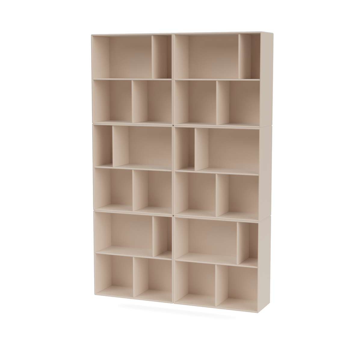 Étagère Read par Peter J. Lassen, laque 168 Clay, suspendu au mur, packshot Montana
