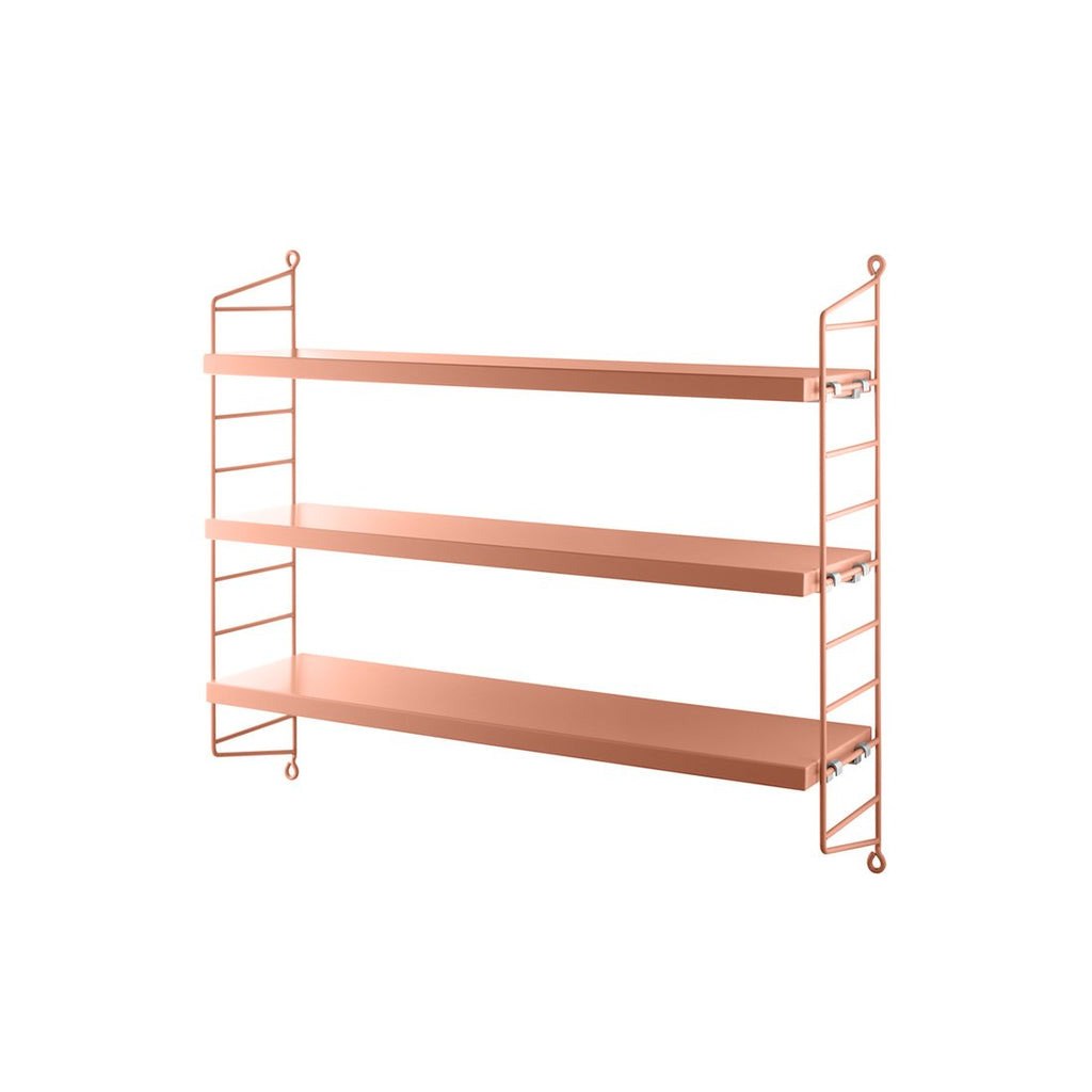 Étagère String Pocket Bois L 60 cm - String Furniture-Blush-The Woods Gallery