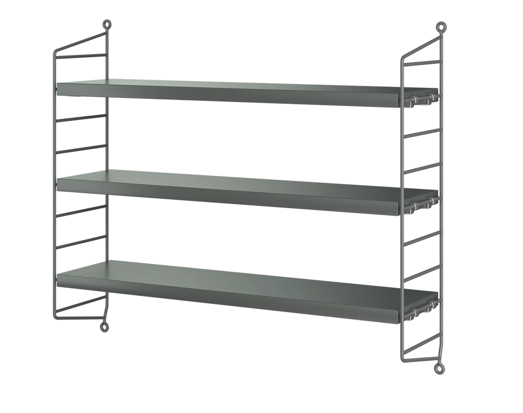 Étagère String Pocket Bois L 60 cm - String Furniture-Sage-The Woods Gallery