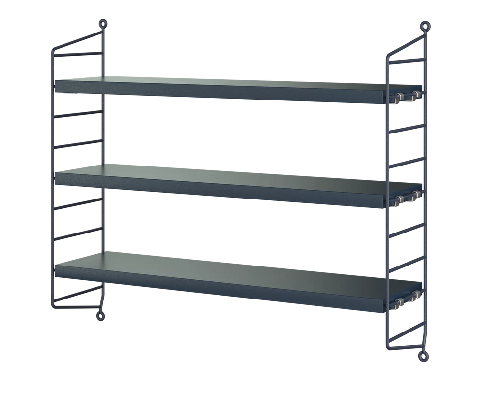 Étagère String Pocket Bois L 60 cm - String Furniture-Sage-The Woods Gallery