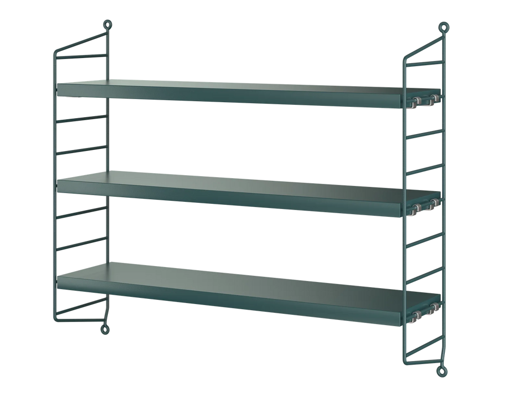 Étagère String Pocket Bois L 60 cm - String Furniture-Sage-The Woods Gallery