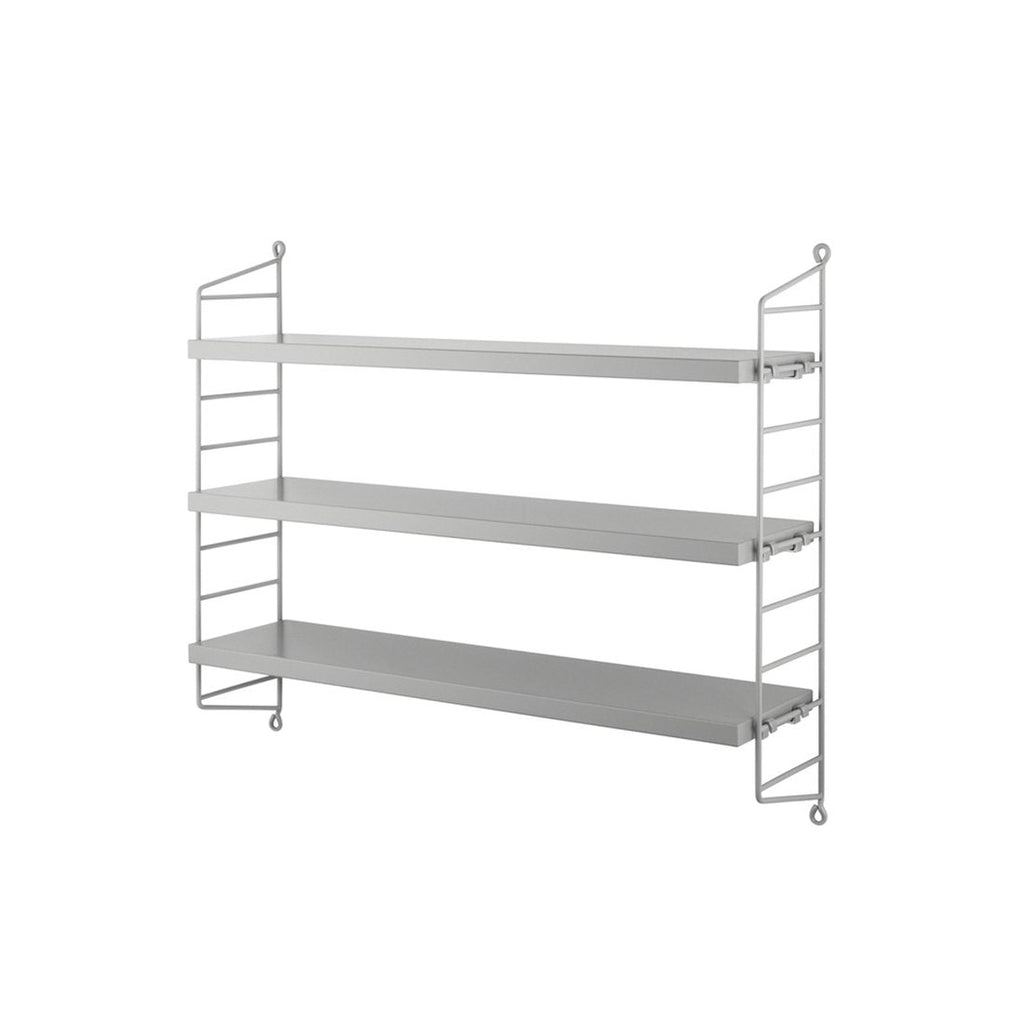 Étagère String Pocket Bois L 60 cm - String Furniture-Sage-The Woods Gallery