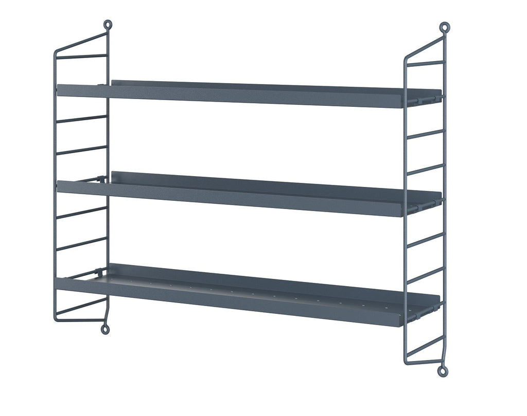 Étagère String Pocket Métal - String Furniture-Blanc-The Woods Gallery