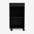 Etagère roulante Preppy par Peter J. Lassen - Montana-05 Black-The Woods Gallery