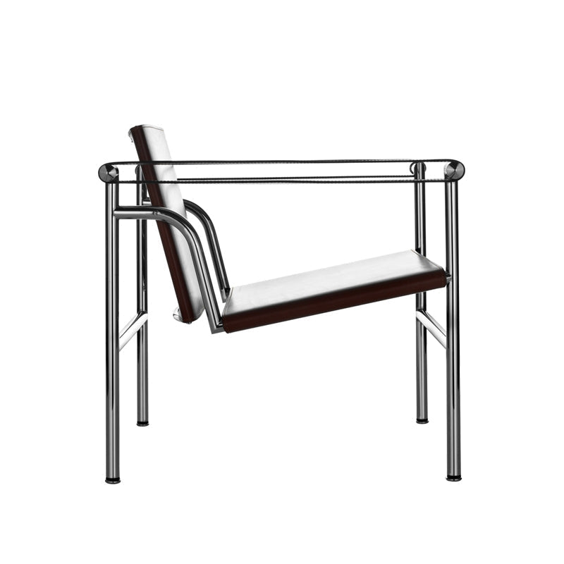 Fauteuil 1 de Le Corbusier, P. Jeanneret, C. Perriand - Cassina-Noir-The Woods Gallery