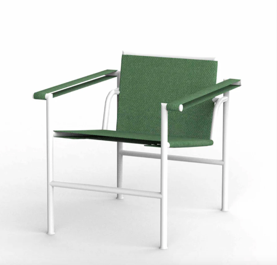 Fauteuil 1 de Le Corbusier, P. Jeanneret, C. Perriand - Cassina-Vert-The Woods Gallery