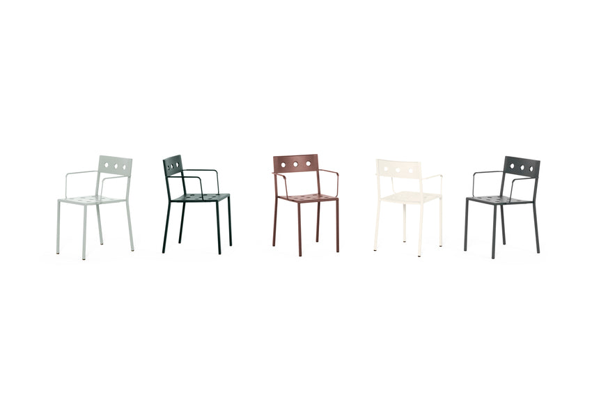 Fauteuil Balcony - Hay-Gris clair-The Woods Gallery