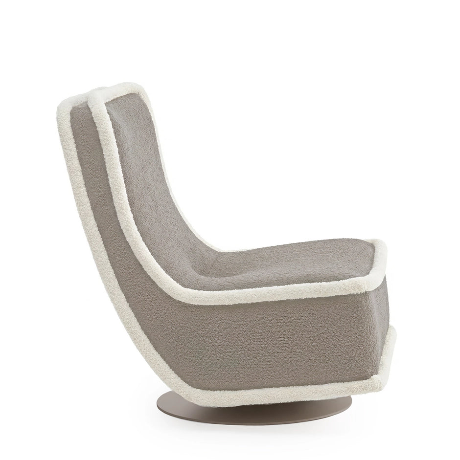 Fauteuil Bonheur Du Jour de Philippe Starck - Kartell-Anthracite - Blanc-The Woods Gallery