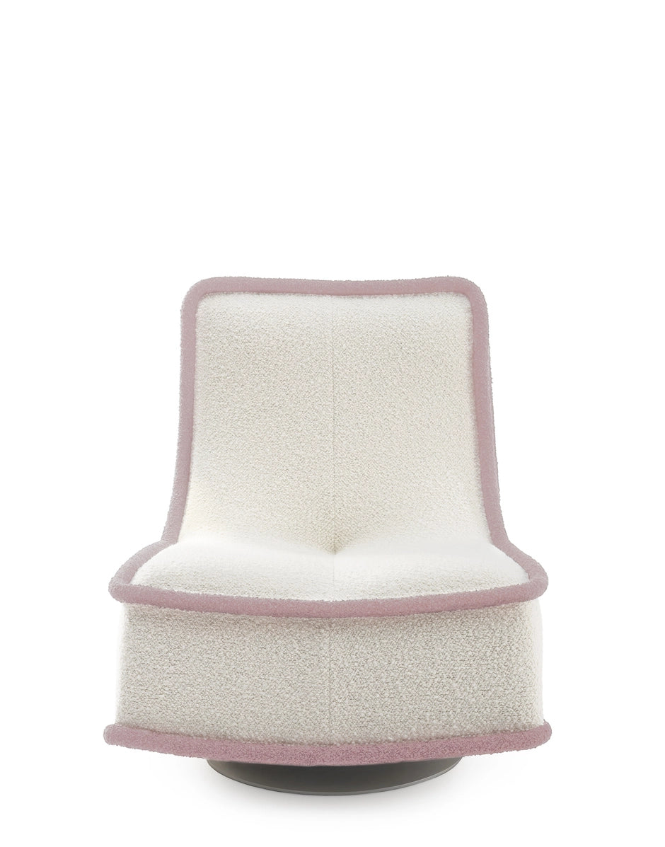 Fauteuil Bonheur Du Jour de Philippe Starck - Kartell-Anthracite - Blanc-The Woods Gallery