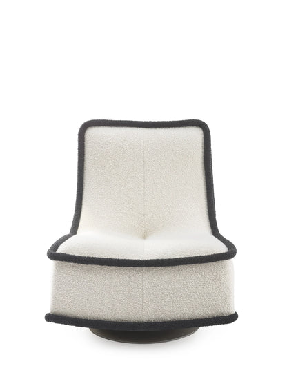 Fauteuil Bonheur Du Jour de Philippe Starck - Kartell-Anthracite - Blanc-The Woods Gallery