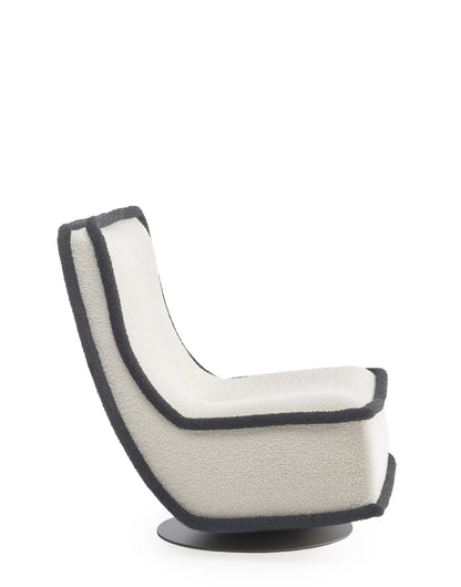 Fauteuil Bonheur Du Jour de Philippe Starck - Kartell-Anthracite - Blanc-The Woods Gallery