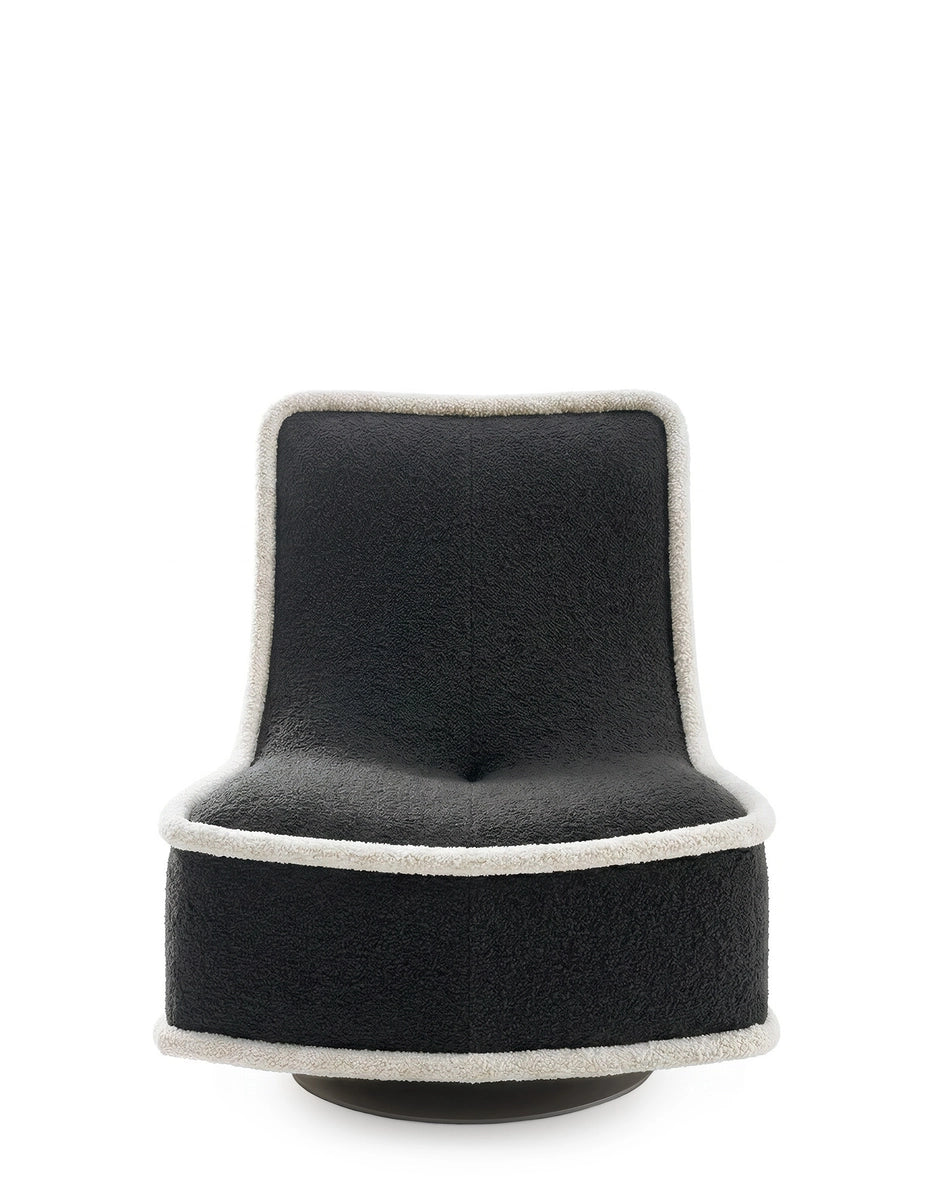 Fauteuil Bonheur Du Jour de Philippe Starck - Kartell-Anthracite - Blanc-The Woods Gallery