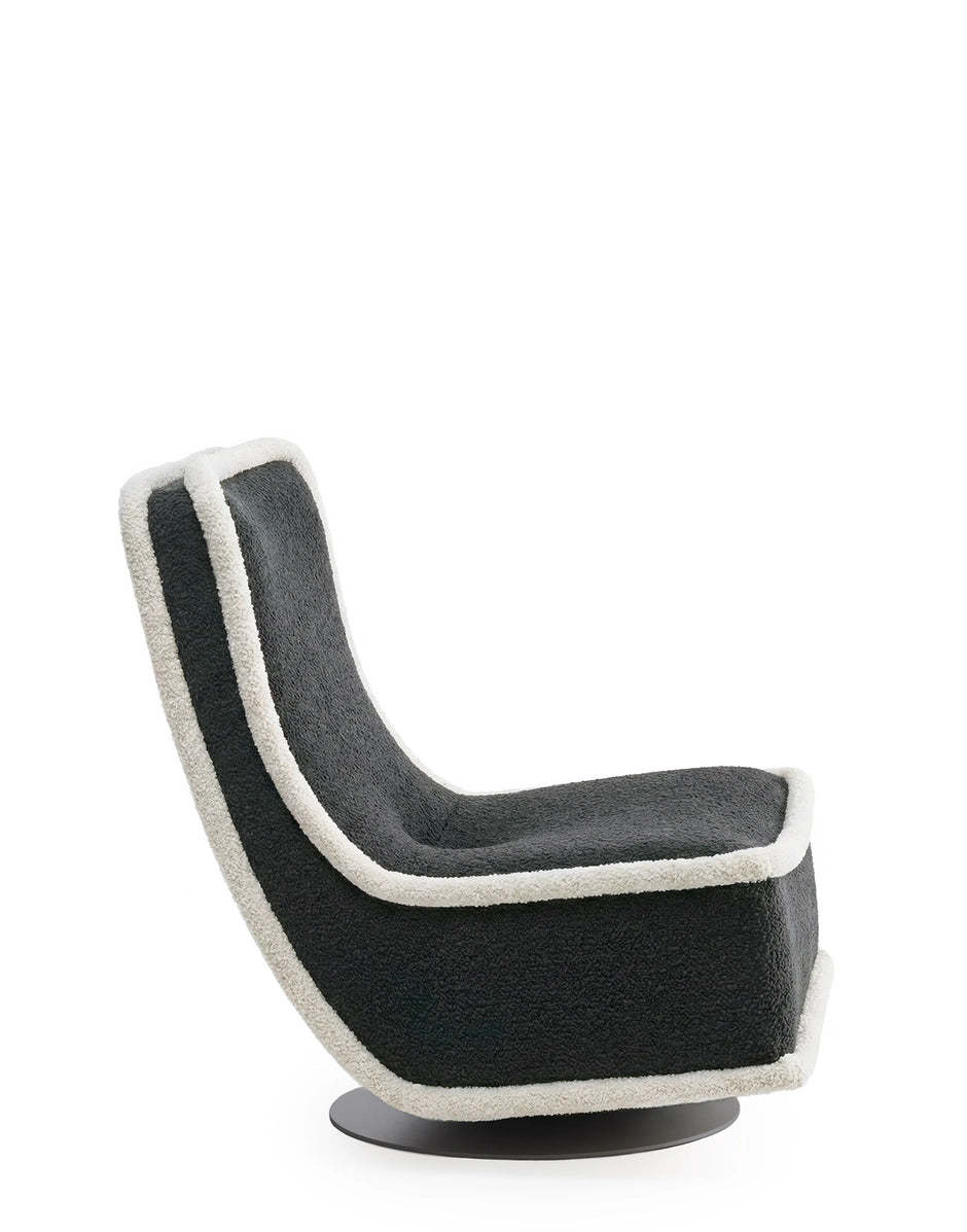 Fauteuil Bonheur Du Jour de Philippe Starck - Kartell-Anthracite - Blanc-The Woods Gallery