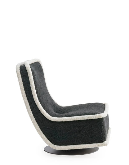 Fauteuil Bonheur Du Jour de Philippe Starck - Kartell-Anthracite - Blanc-The Woods Gallery