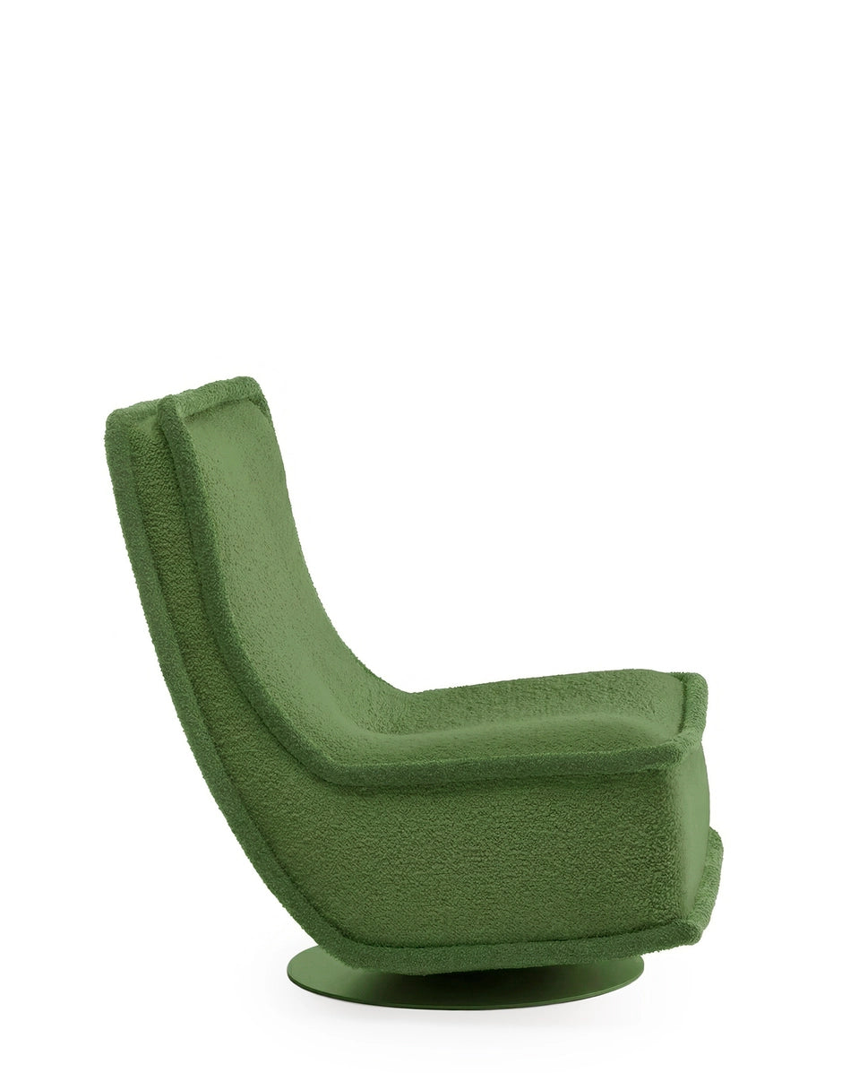 Fauteuil Bonheur Du Jour de Philippe Starck - Kartell-Anthracite - Blanc-The Woods Gallery