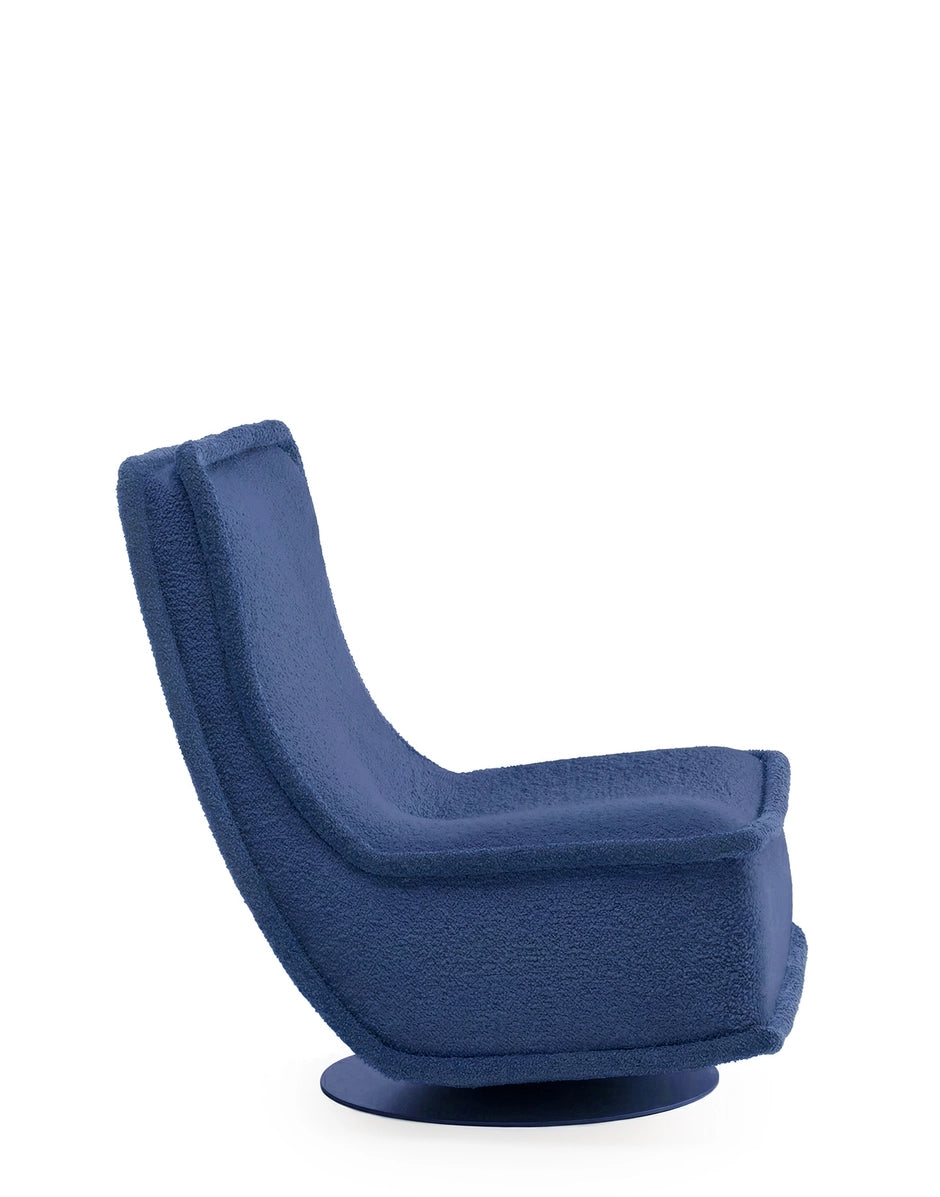 Fauteuil Bonheur Du Jour de Philippe Starck - Kartell-Anthracite - Blanc-The Woods Gallery