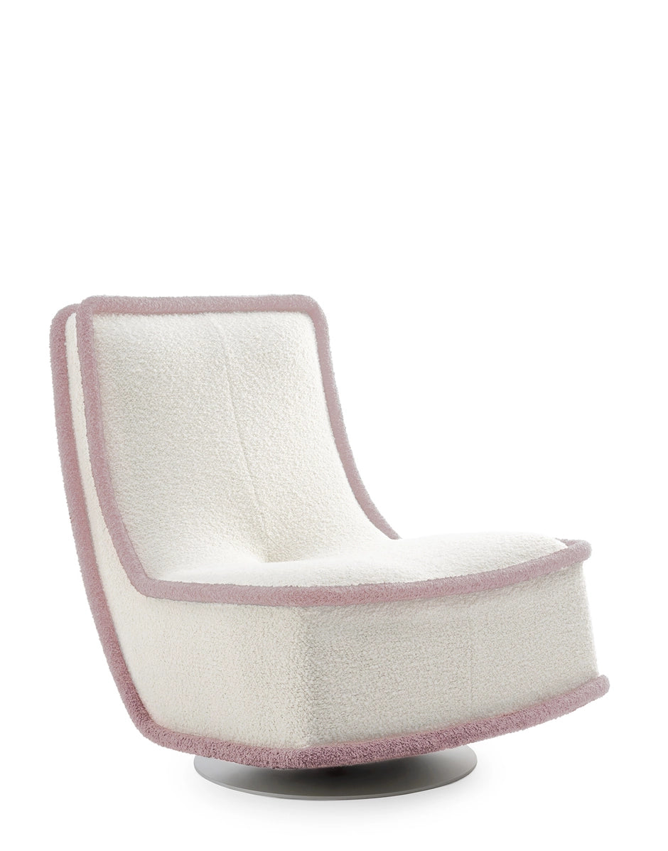 Fauteuil Bonheur Du Jour de Philippe Starck - Kartell-Blanc - Rose-The Woods Gallery