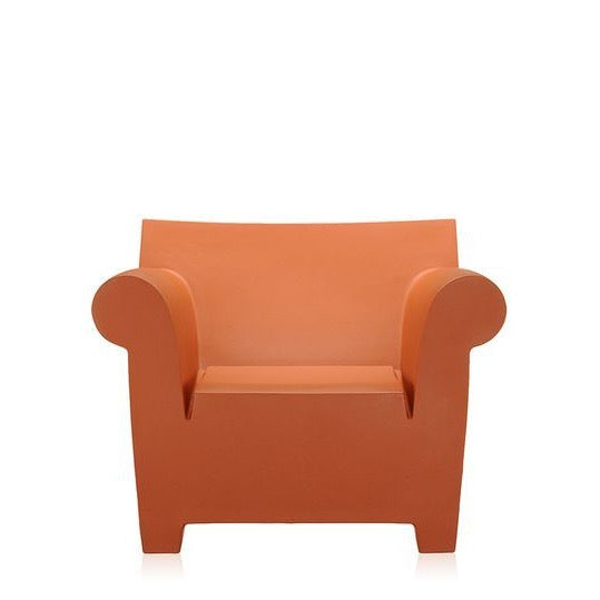 Fauteuil Bubble de Philippe Starck - Kartell-Rouge terre-The Woods Gallery
