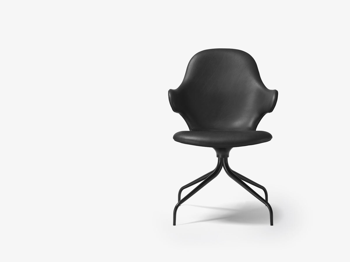 Fauteuil Catch JH1 de Jaime Hayon - &amp;Tradition-Pieds chêne huilé-Tissu groupe 1-The Woods Gallery