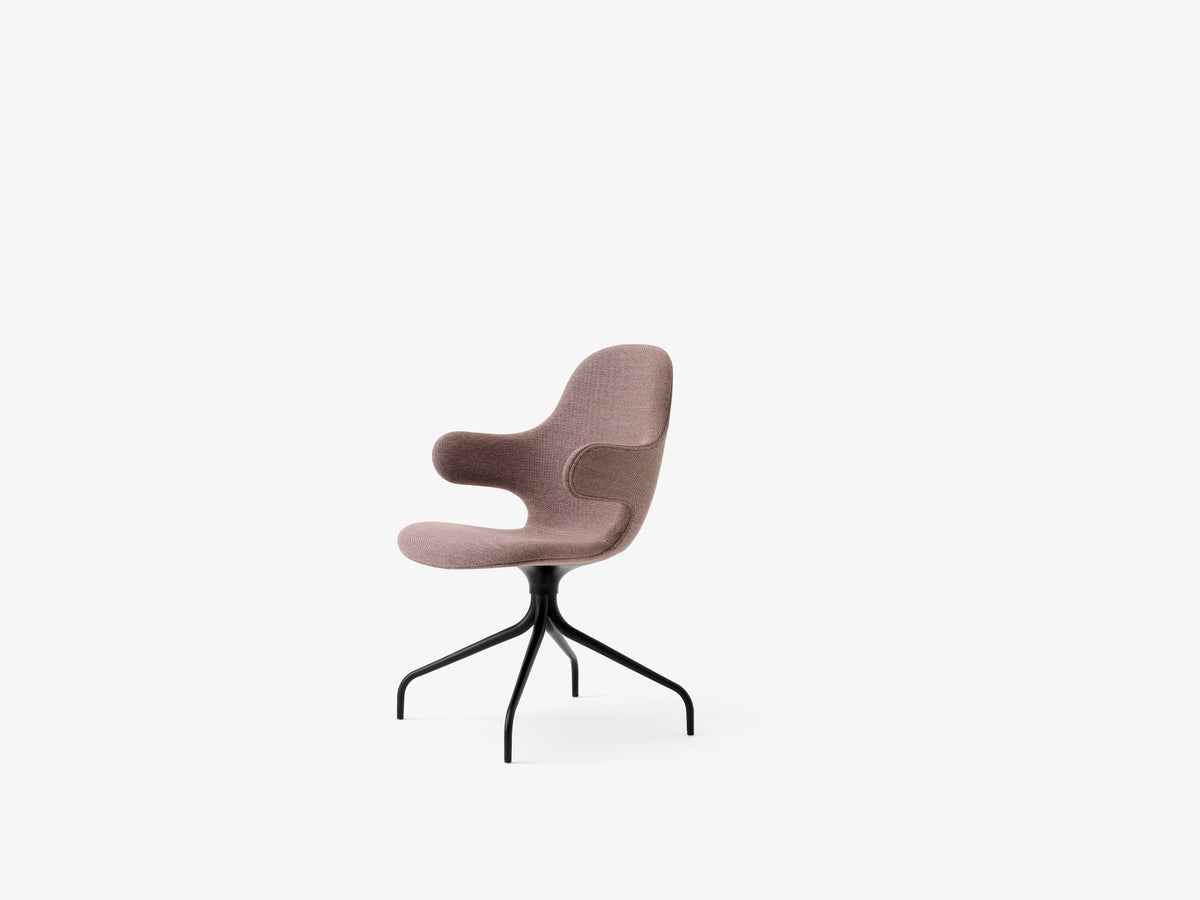 Fauteuil Catch JH1 de Jaime Hayon - &amp;Tradition-Pieds chêne huilé-Tissu groupe 1-The Woods Gallery