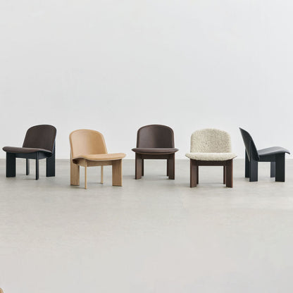 Fauteuil Chisel Cuir Marron - Hay-The Woods Gallery