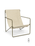 Fauteuil Desert - Ferm Living-Olive - Cloud-The Woods Gallery