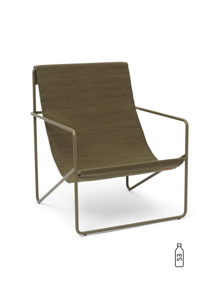 Fauteuil Desert - Ferm Living-Olive - Olive-The Woods Gallery