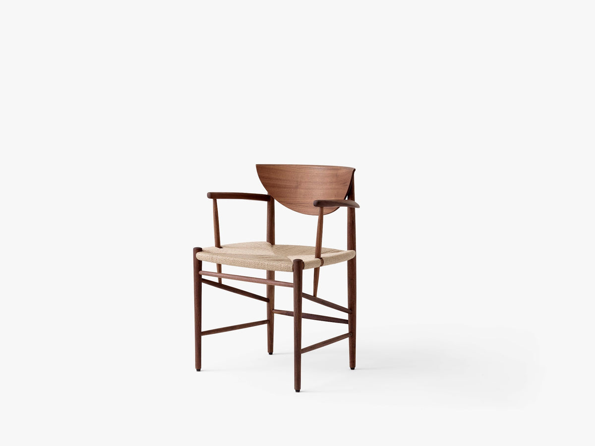 Fauteuil Drawn HM4 de Hvidt &amp; Mølgaard - &amp;Tradition-Chêne huilé-The Woods Gallery